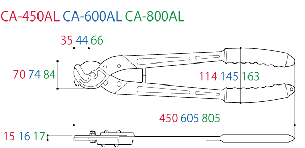 CA-450AL kìm cắt cáp lớn