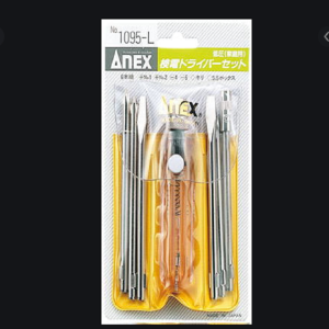 Bộ bút thử điện 6 mũi điện áp thấp (L) No.1095-L Anex