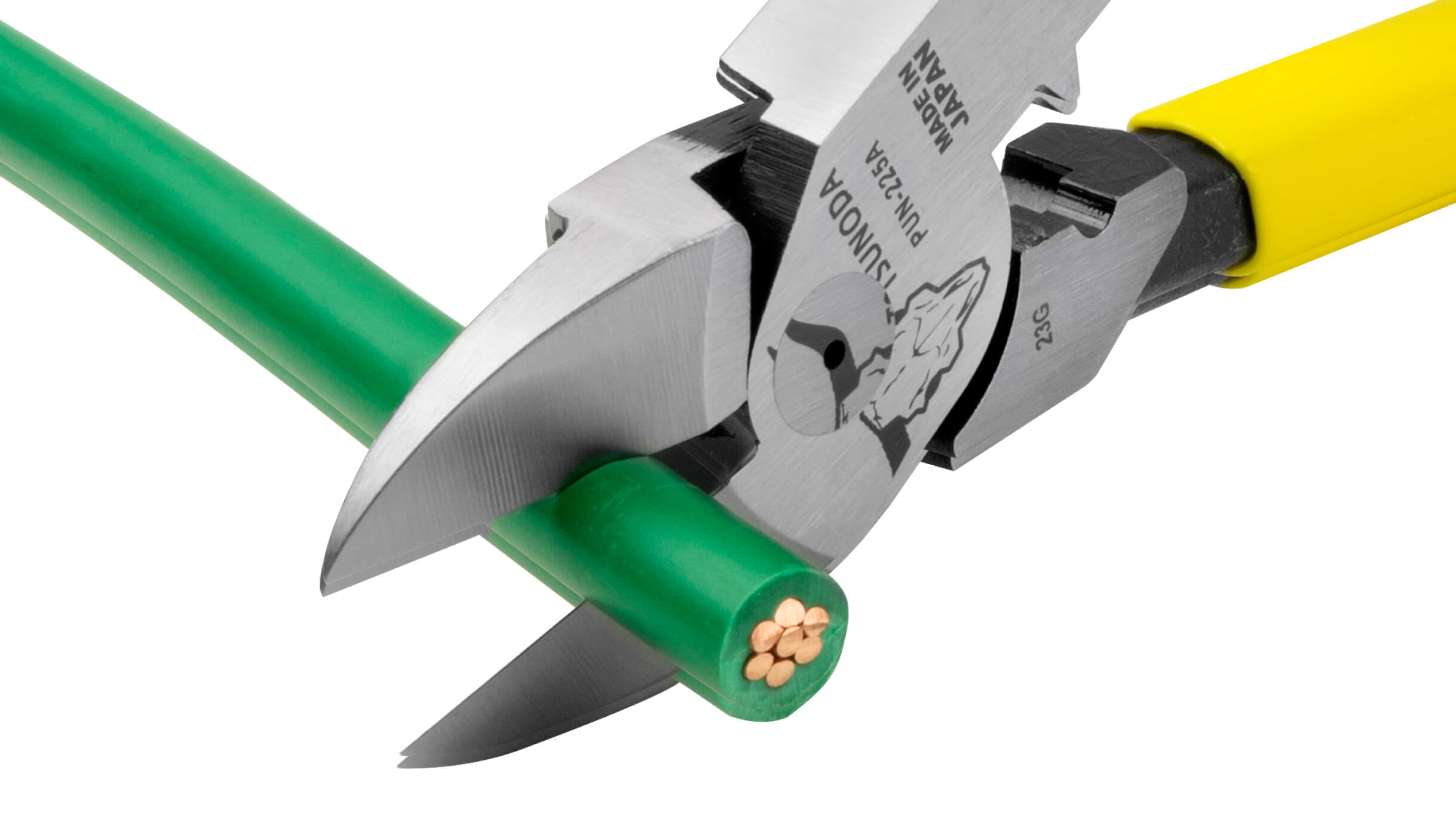 PUN 225A 8 Kìm cắt lưỡi mỏng có bấm cos Tsunoda PUN-225A