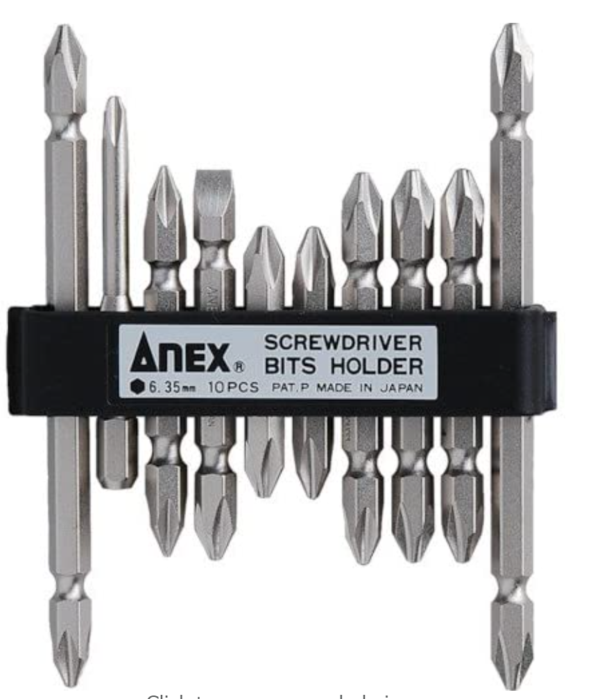 Vỉ 10 mũi vít ANEX AHM10-035 Vỉ 10 mũi vít ANEX AHM10-035