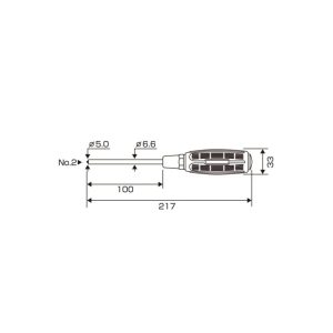 Tô vít cách điện Anex No.7200+2x100 Nhật Bản