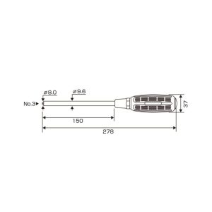 Tô vít cách điện Anex No.7200+3x150 Nhật Bản