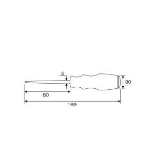 Dùi mũi nhọn Anex No.9101 Nhật Bản