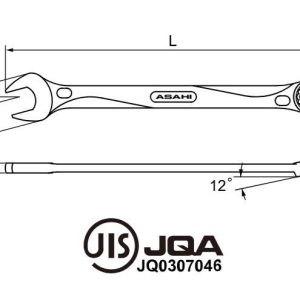 Cờ lê vòng miệng 8mm Asahi CL0008
