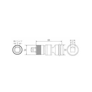 epa 4u 3 Đầu nối tuýp nhanh lắt léo 1/2 TOP KOGYO EPA-4U