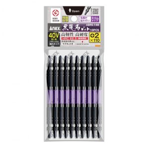 Vỉ 10 mũi vít 2 đầu ANEX ABRS-14M+2x110 Nhật Bản