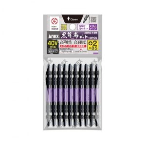 Vỉ 10 mũi vít 2 đầu có từ tính ANEX ABRS-14M+2x85