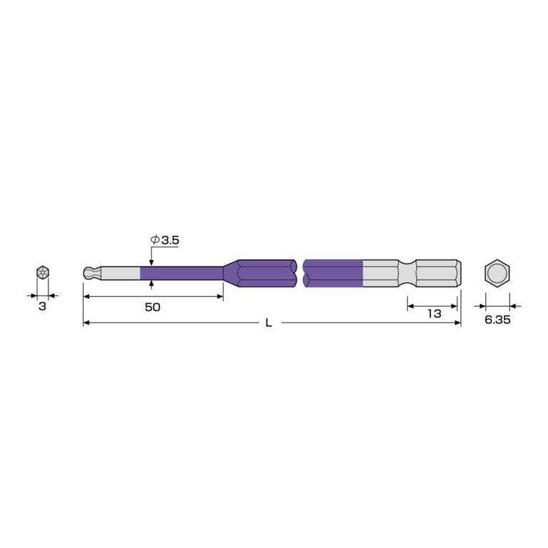 ACBP 3020 2 768x768 1 Mũi vít lục giác đầu bi Anex ACBP- 3020