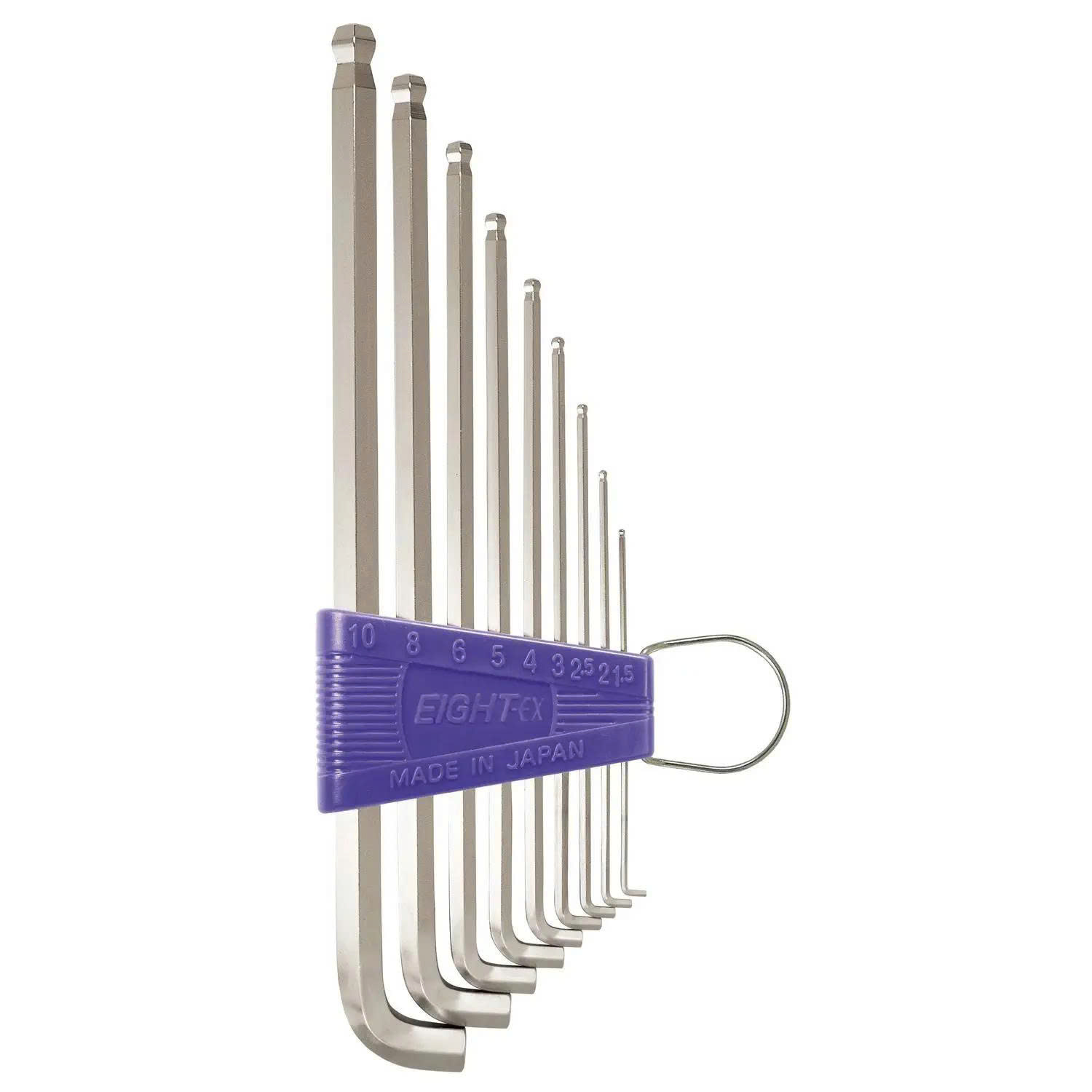 Bộ lục giác đầu bi dài đầu ngắn EIGHT TTS-9 Bộ lục giác đầu bi dài đầu ngắn EIGHT TTS-9