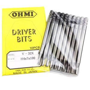 Đầu vặn ốc vít OHMI V-32X H4x7x100 Nhật Bản