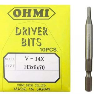 Đầu vặn ốc vít OHMI V-14X H3x6x70 Nhật Bản