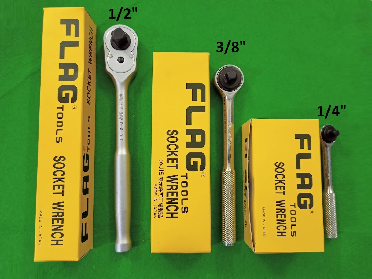 Tay vặn khẩu tự động 1/2″ R40R FLAG Nhật Bản Tay vặn khẩu tự động 1/2″ R40R FLAG Nhật Bản