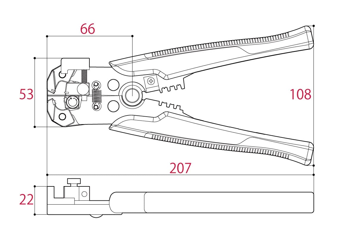 Kìm tuốt dây đa năng Tsunoda MWS-200 Nhật Bản Kìm tuốt dây đa năng Tsunoda MWS-200 Nhật Bản