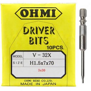 Đầu vặn ốc vít OHMI V-32X H1.5x7x70(3x30)