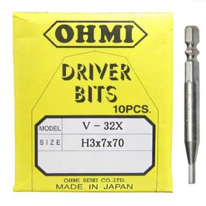 V 32X H3x7x70 Đầu vặn ốc vít OHMI V-32X H3x7x70